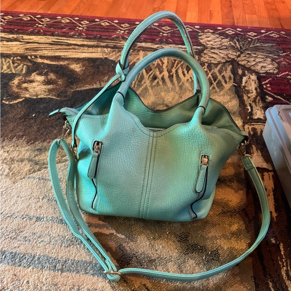 Fabiola Leather Carry Purse - Picture 1 of 7